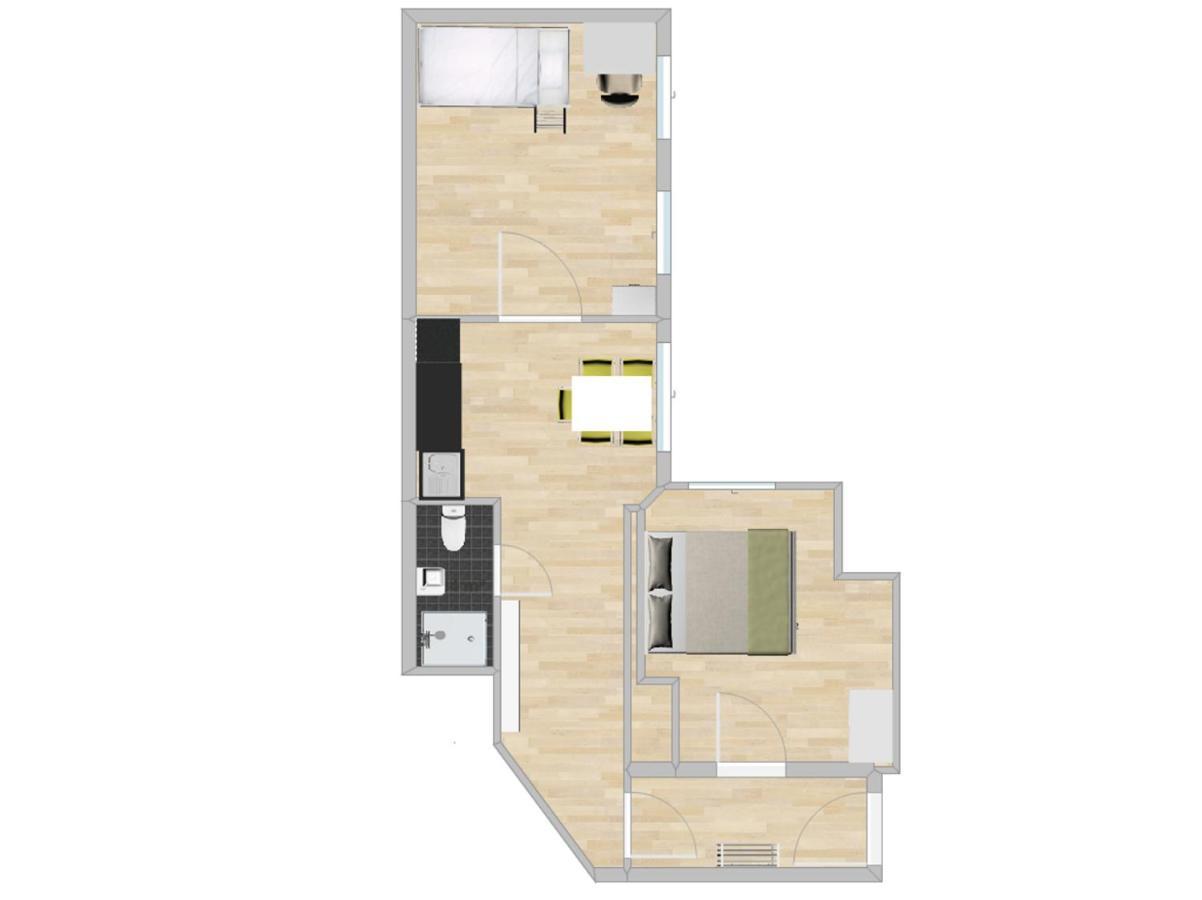 2 Bedroom Flat For Families & Calm Guests Appartamento Berlino